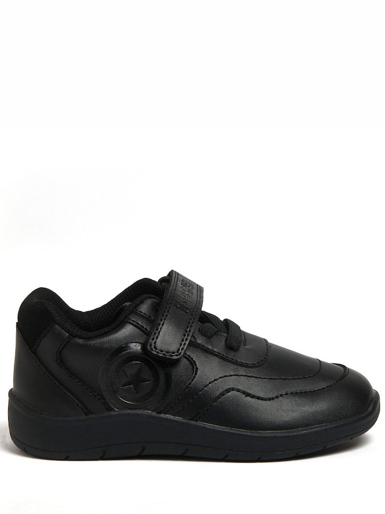 Character Black Avengers Boys School Shoes - Image 1 of 5