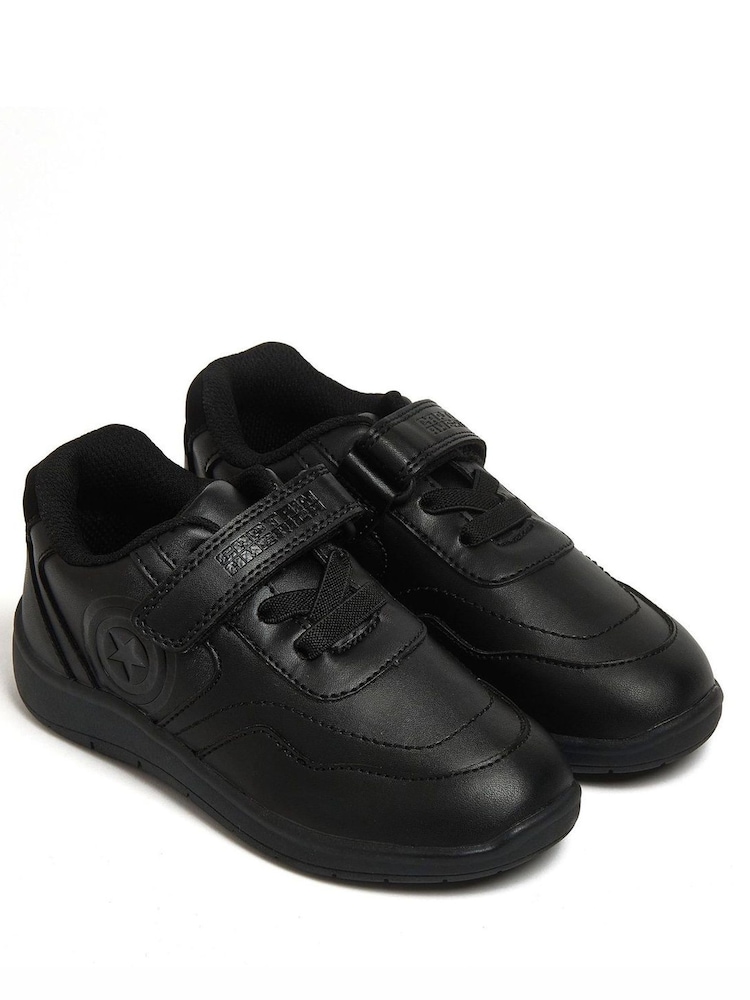 Character Black Avengers Boys School Shoes - Image 2 of 5