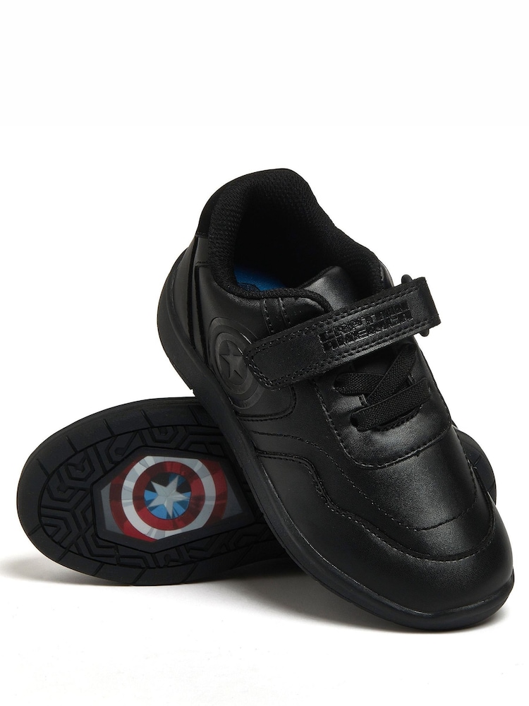 Character Black Avengers Boys School Shoes - Image 3 of 5