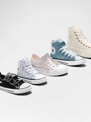 Converse Chuck Taylor Glitter 1V Juinor Trainers - Slika 3 iz 5