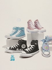 Converse Chuck Taylor Glitter 1V Juinor Trainers - Slika 4 iz 5