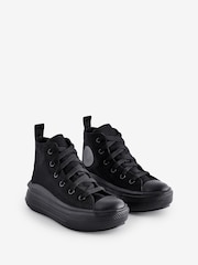 Converse Black Junior Chuck Taylor Move Trainers - Image 3 of 9