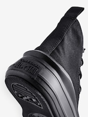 Converse Black Junior Chuck Taylor Move Trainers - Image 4 of 9