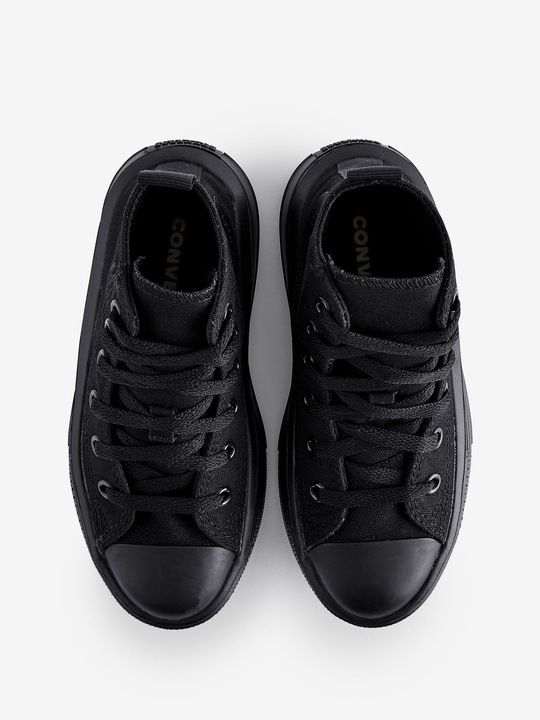 Junior all black converse discount