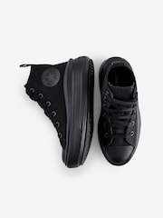 Converse Black Junior Chuck Taylor Move Trainers - Image 6 of 9