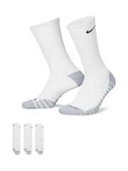 Nike White Cushioned Crew Socks 3 Pack - Image 1 of 4
