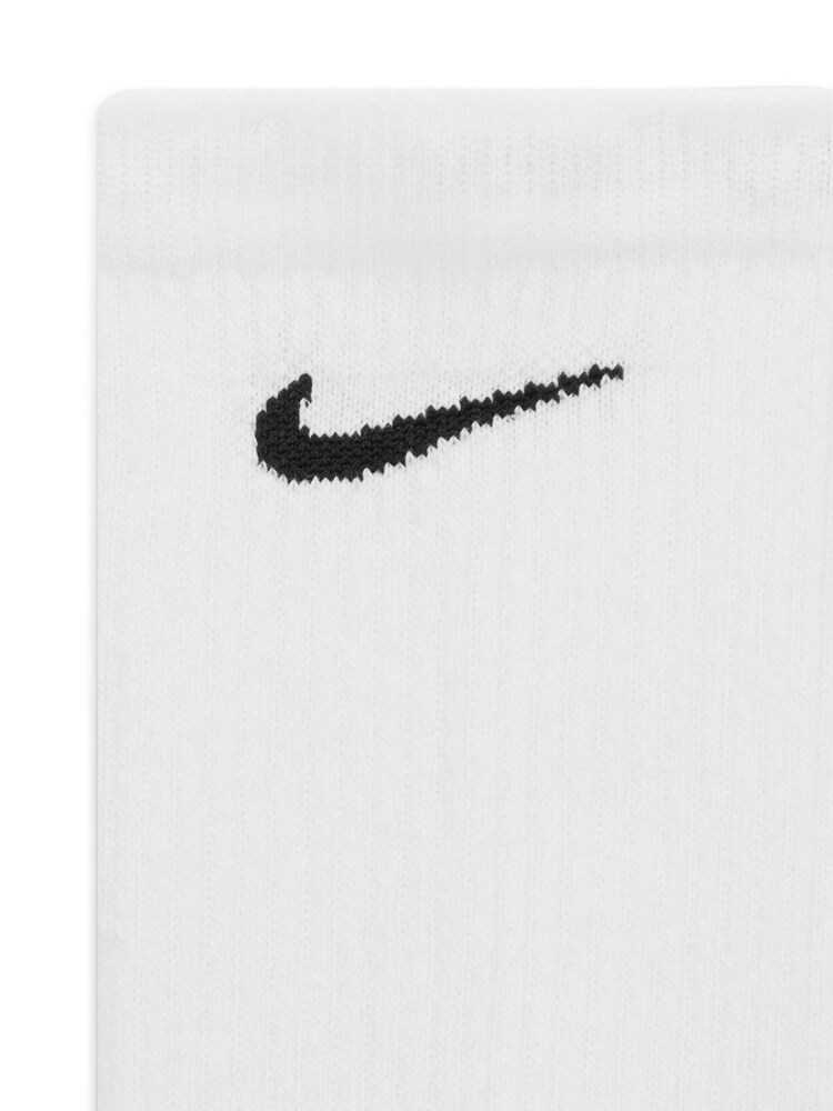 Nike White Cushioned Crew Socks 3 Pack - Image 4 of 4