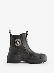 Converse Black Chuck Taylor Youth Lugged Chelsea Boots - Image 1 of 15