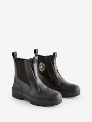 Converse Black Chuck Taylor Youth Lugged Chelsea Boots - Image 11 of 15