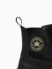 Converse Black Chuck Taylor Youth Lugged Chelsea Boots - Image 14 of 15