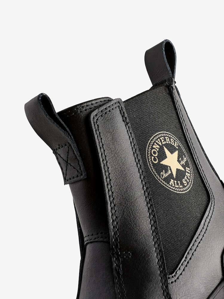Converse Black Chuck Taylor Youth Lugged Chelsea Boots - Image 15 of 15