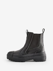 Converse Black Chuck Taylor Youth Lugged Chelsea Boots - Image 2 of 15