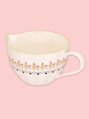 Cath Kidston Cream Painted Table Ceramic Batter Jug - Image 1 of 3