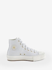 Converse Grey Youth Chuck Taylor EVA Lift Trainers - Image 1 of 9