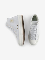 Converse Grey Youth Chuck Taylor EVA Lift Trainers - Image 5 of 9