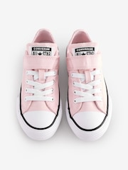 Converse Pink Chuck Taylor Glitter 1V Junior Trainers - Image 5 of 9