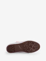 Converse Pink Chuck Taylor Glitter 1V Junior Trainers - Image 7 of 9