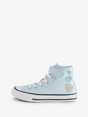 Converse Blue Chuck Taylor Heart Detail 1V Junior Trainers - Image 2 of 8