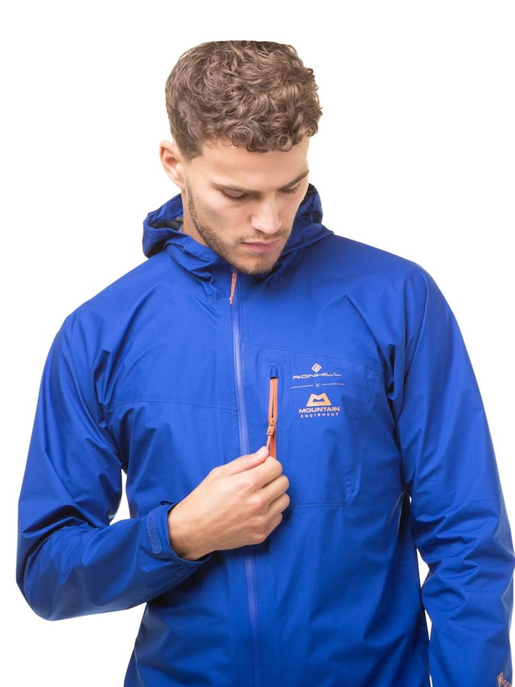 Ronhill Чоловіча водонепроникна куртка для бігу Blue Tech Gore-tex - Image 3 of 12