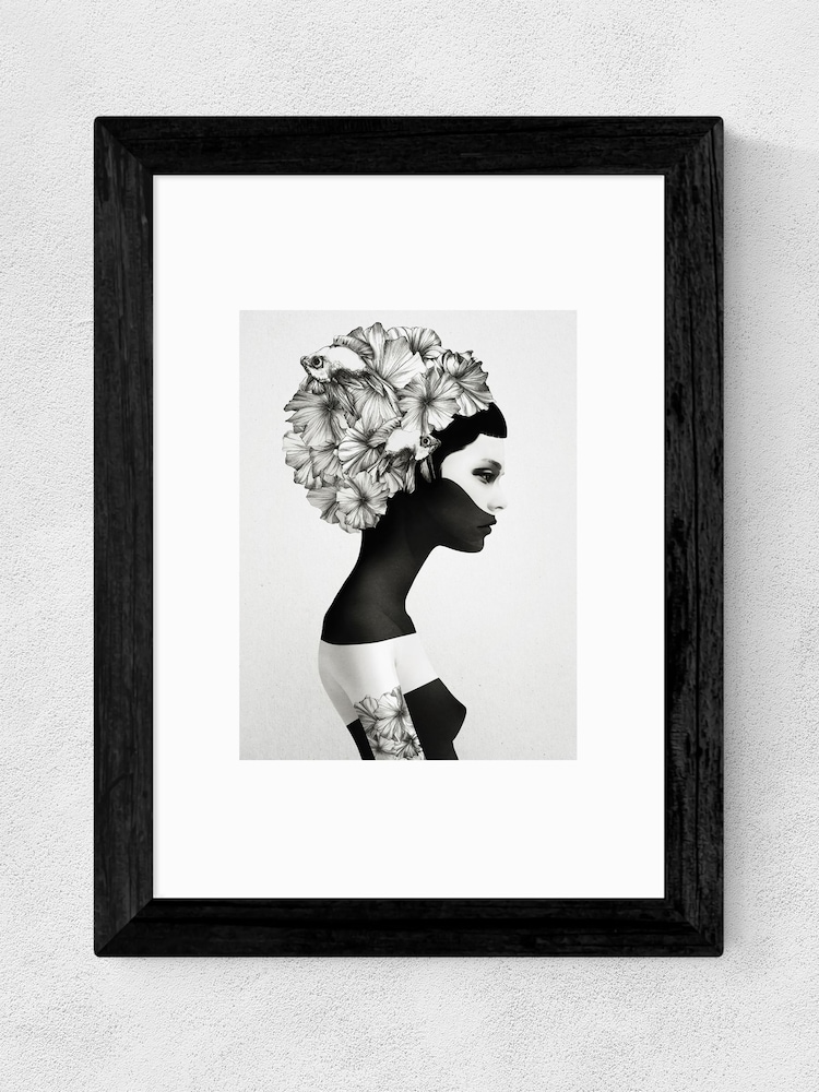 Black Marianna by Ruben Ireland Black Framed Print - Image 4 of 4