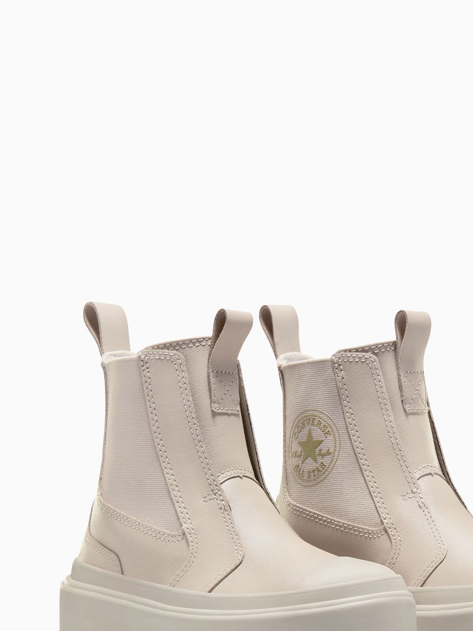 Buy Converse Neutral Chuck Taylor Junior Lugged Chelsea Boots from Next USA