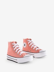 Converse Pink Trainers - Image 3 of 9