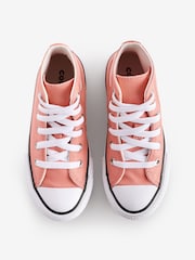 Converse Pink Trainers - Image 5 of 9