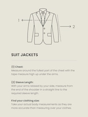 Light Grey Regular Fit Signature Tollegno Italian Wool Suit Jacket - Image 10 of 10