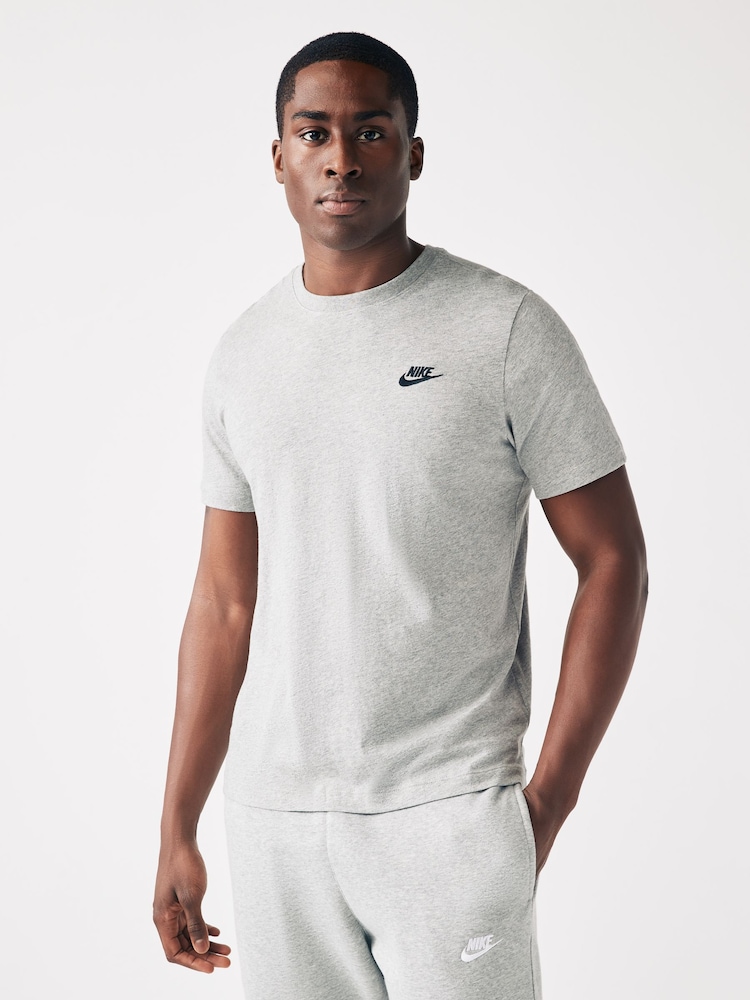 Nike Grey Club T-Shirt - Image 3 of 6