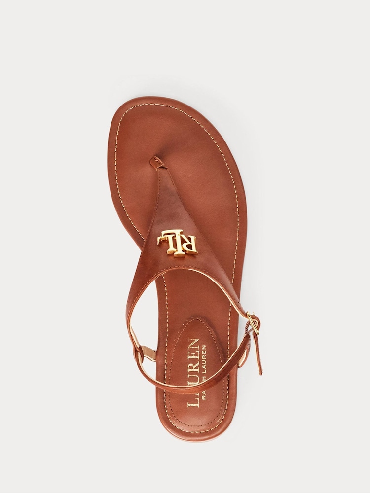 Lauren Ralph Lauren Ellington Nappa Leather Sandals - Image 7 of 7