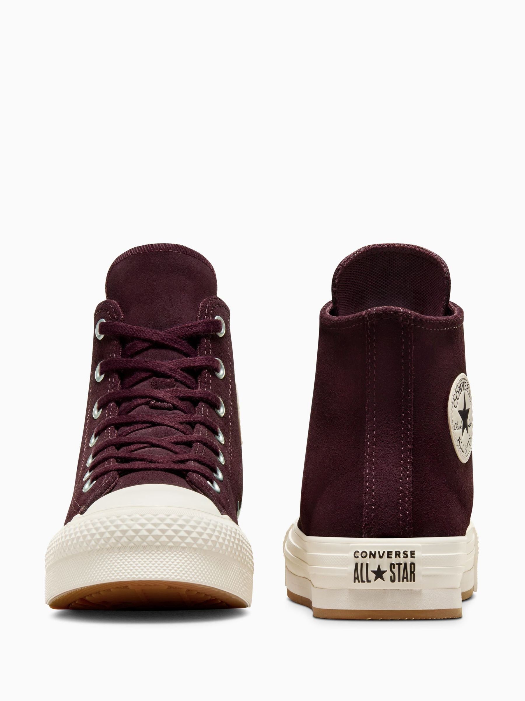 Burgundy suede converse discount