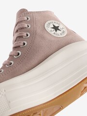 Converse Pink Move Suede Trainers - Image 12 of 13