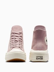 Converse Pink Move Suede Trainers - Image 4 of 13