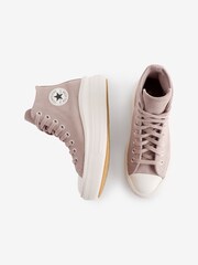 Converse Pink Move Suede Trainers - Image 7 of 13