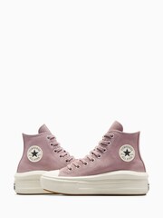 Converse Pink Move Suede Trainers - Image 8 of 13
