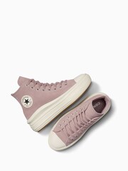 Converse Pink Move Suede Trainers - Image 9 of 13