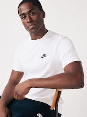 Nike White Club T-Shirt - Image 1 of 12
