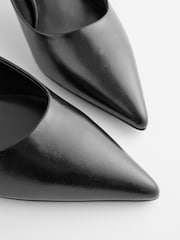 Shiny Black Standard/Wide Fit Forever Comfort® Kitten Heel Court Shoes - Image 5 of 7