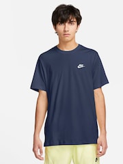 Nike Dark Blue Club T-Shirt - Image 1 of 4