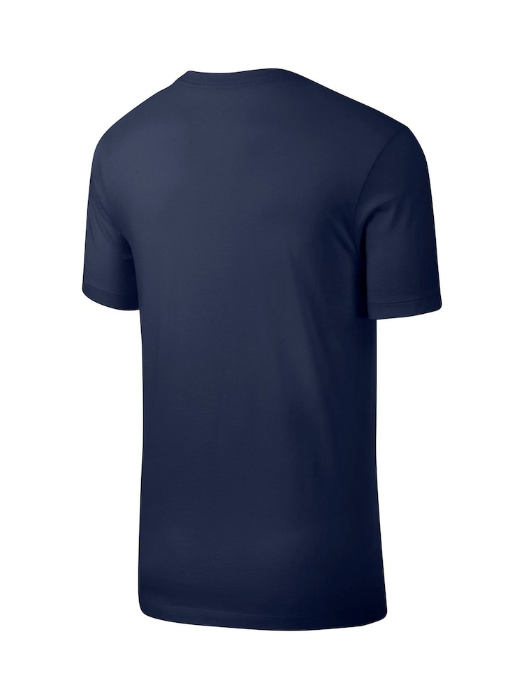 Nike Dark Blue Club T-Shirt - Image 10 of 10 Nike Dark Blue Club T-Shirt - Image 10 of 10