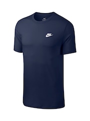 Nike Dark Blue Club T-Shirt - Image 4 of 4