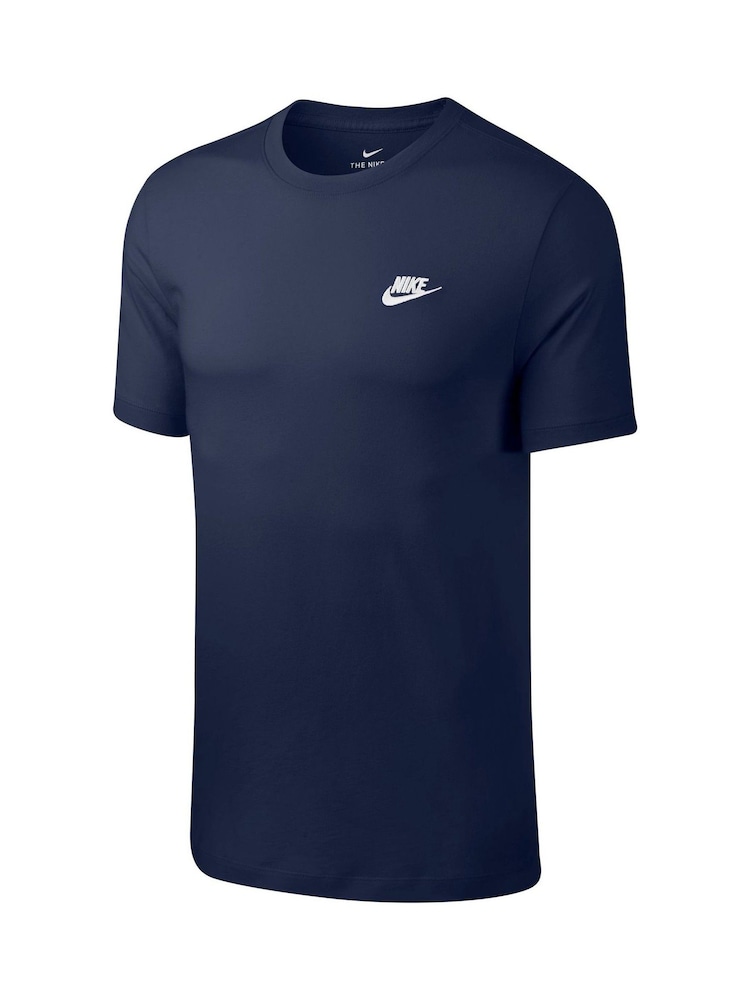Nike Dark Blue Club T-Shirt - Image 4 of 4