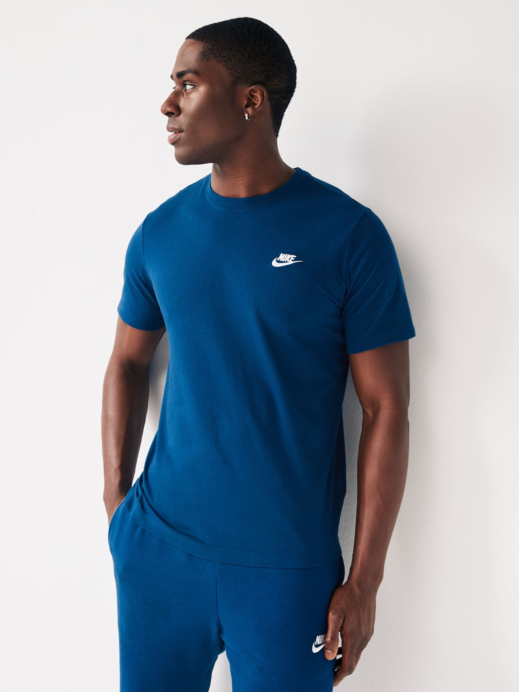 Buy Nike Dark Blue Short Sleeve Club T-Shirt from Next South Africa