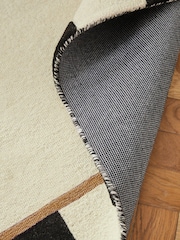 Monochrome Paloma Stripe Border Rug - Image 11 of 11