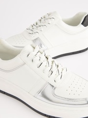 White/Black Forever Comfort Chunky Lace Up Trainers - Image 5 of 7