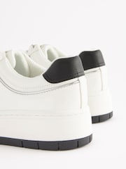 White/Black Forever Comfort Chunky Lace Up Trainers - Image 6 of 7