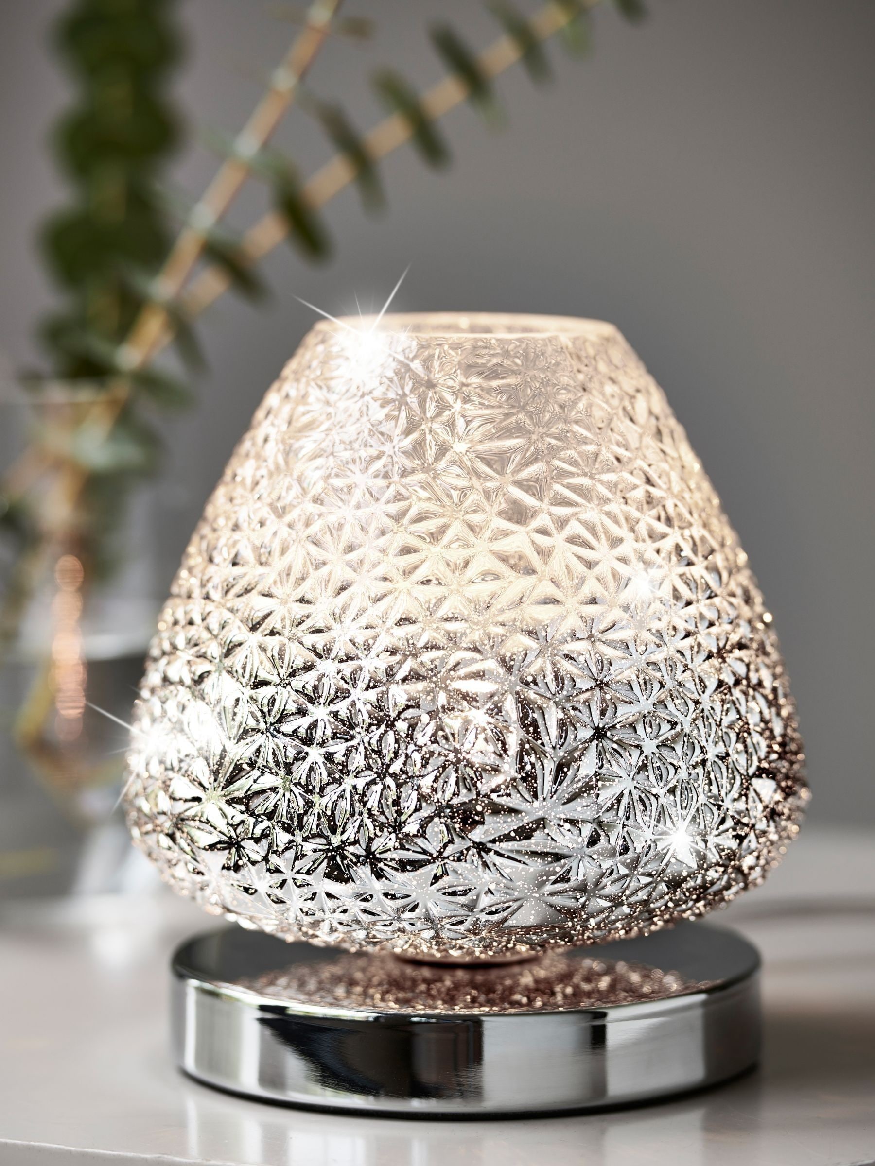 Buy Chrome Monroe Touch Small Table Lamp from the Next UK online shop