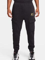 Nike Black Fleece Cargo Joggers - Image 1 of 7