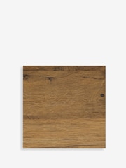 Dark Bronx Chevron Oak Effect Up to 46 inch Corner Slim TV Unit - Image 10 of 11