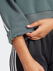 Grün - adidas Sportswear Future Icons Sweatshirt mit 3 Streifen - Bild 6 von 7